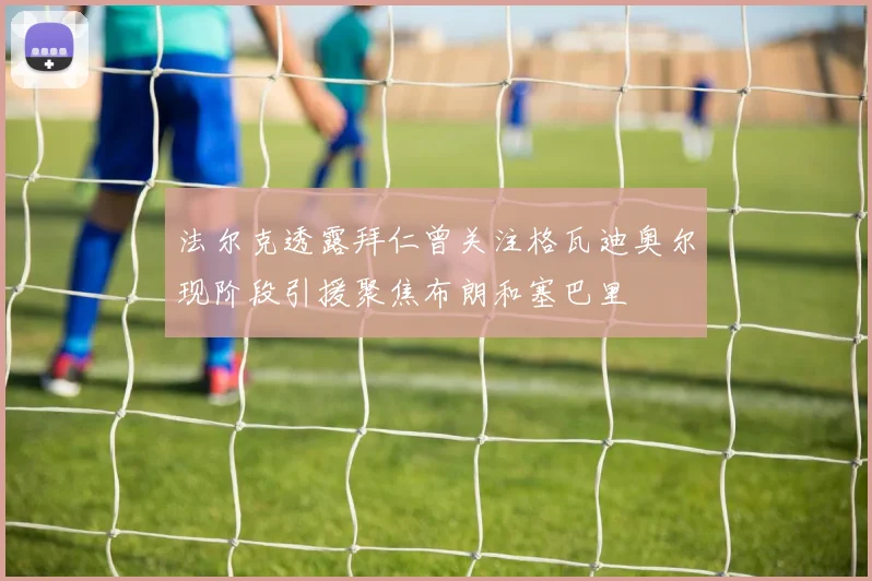 法尔克透露拜仁曾关注格瓦迪奥尔现阶段引援聚焦布朗和塞巴里